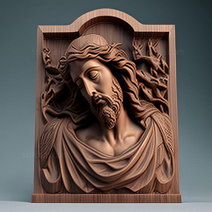 3D model st jesus (STL)